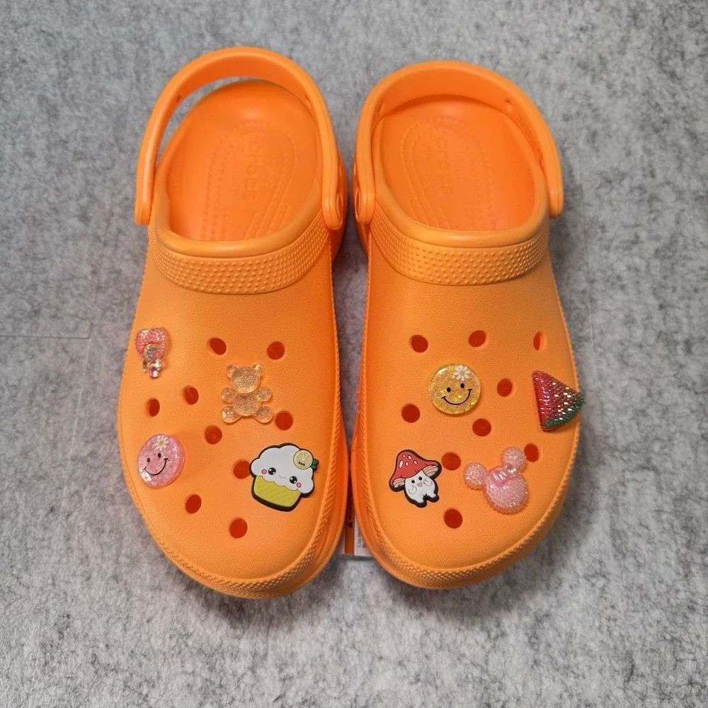 Discontinued Crocs Bae Club Orange Citrus Extreme Platform Sz‎ W8/M6 NWT